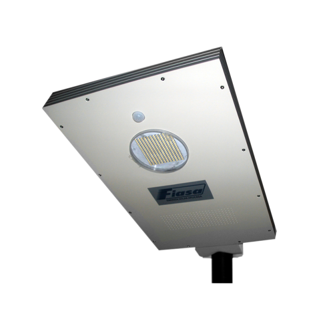 Farola luminaria solar LED 15w autonoma