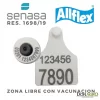 Caravana ELECTRONICA Oficial CONJUNTO SENASA  (x 25 Unid.) BLANCA