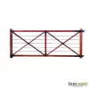Tranqueras de tiretas Curupay 4.00 mts x 1.20 mts Diagonal Doble