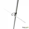 Varilla de Fibra de Vidrio 1.20m x 12mm c/1 clip (MAS CUERPO)