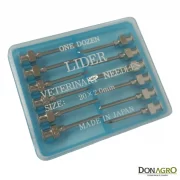 Agujas Hipodérmicas Lider 20x2.0 Importada x12 unid