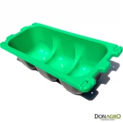 Bebedero Comedero Plastico Alta Resistencia Cerdos 50L 74x36x25cm