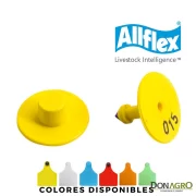 Caravana AllFlex Boton Numerada x25 Unid.