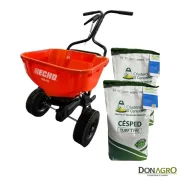 Carro Sembrador Fertilizador + 10 kgrs de Césped Tucan