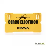 Cartel advertencia Cerco Electrico Picana