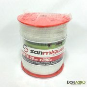 Cinta Electroplastica 200 mts 9 hebras 28mm San Miguel