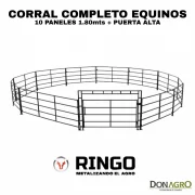 Corral Circular 10mts RINGO para equinos 1.80 alto (120 DIAS)