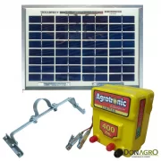 Electrificador Kit Solar 400km 3,2j Agrotronic 