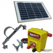Electrificador Kit Solar 60km 1.8j Agrotronic + Panel FIASA