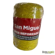 Electropiolin Supereforzado 500 mts 12 hebras SAN MIGUEL