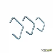 Grampas para cerdos galvanizadas N°3 x 100 unidades