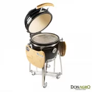 Horno Kamado Argentino Asador Porteño 18 Pulg Negro