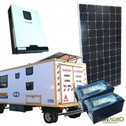 Kit Energia Solar para Casilla o Motorhome 1000w 1 Panel 24v 1 Bateria