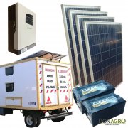 Kit Energia Solar para Casilla o Motorhome 1000w 4 paneles 12v 1 bateria