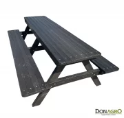 Mesa Canadiense madera plástica 8 Personas