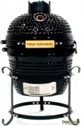 Parrilla Horno Ceramica Kamado MINI Negro 13