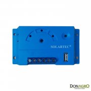 Regulador de voltaje carga solar 10 amp 12v SOLARTEC