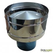 Sombrero de acero inoxidable de 6"