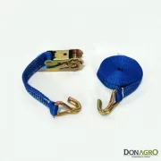 Suncho con Crique (traca traka) de 25mm x 4m con garfio 1000kg