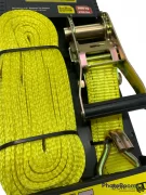 Suncho con Crique (traca traka) de 38mm x 8m con garfio 3000kg