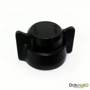 Tapa ciega negra para pico pulv. 1/4