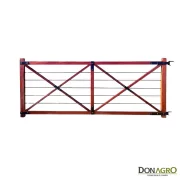 Tranqueras de tiretas Curupay  3.50 mts x 1.20 mts Diagonal Doble