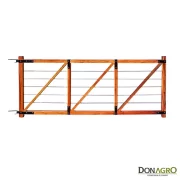 Tranqueras de tiretas Curupay  4.00 mts x 1.20 mts Diagonal Simple