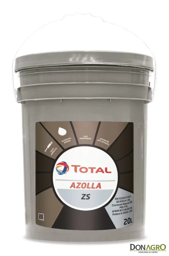 Aceite Hidráulico AZOLLA 68 TOTAL 20 LTS