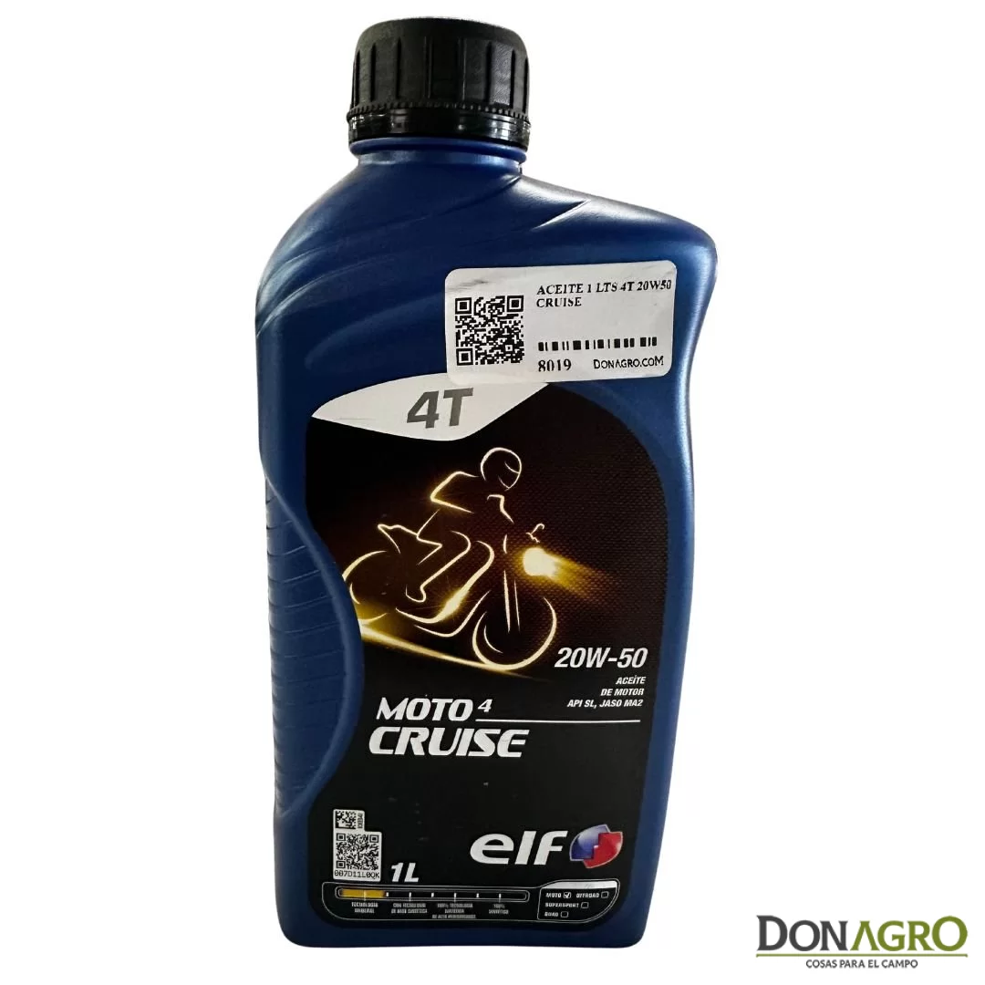 Aceite Motocruise 4t 20w-50 1lts