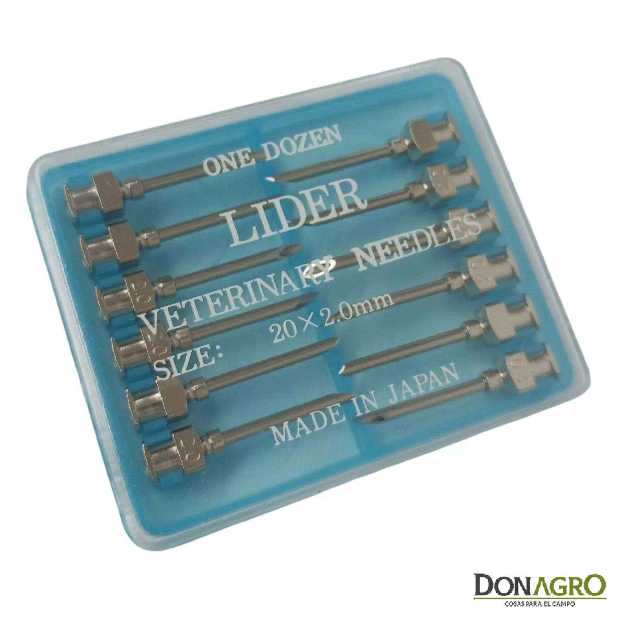 Agujas Hipodérmicas Lider 20x2.0 Importada x12 unid