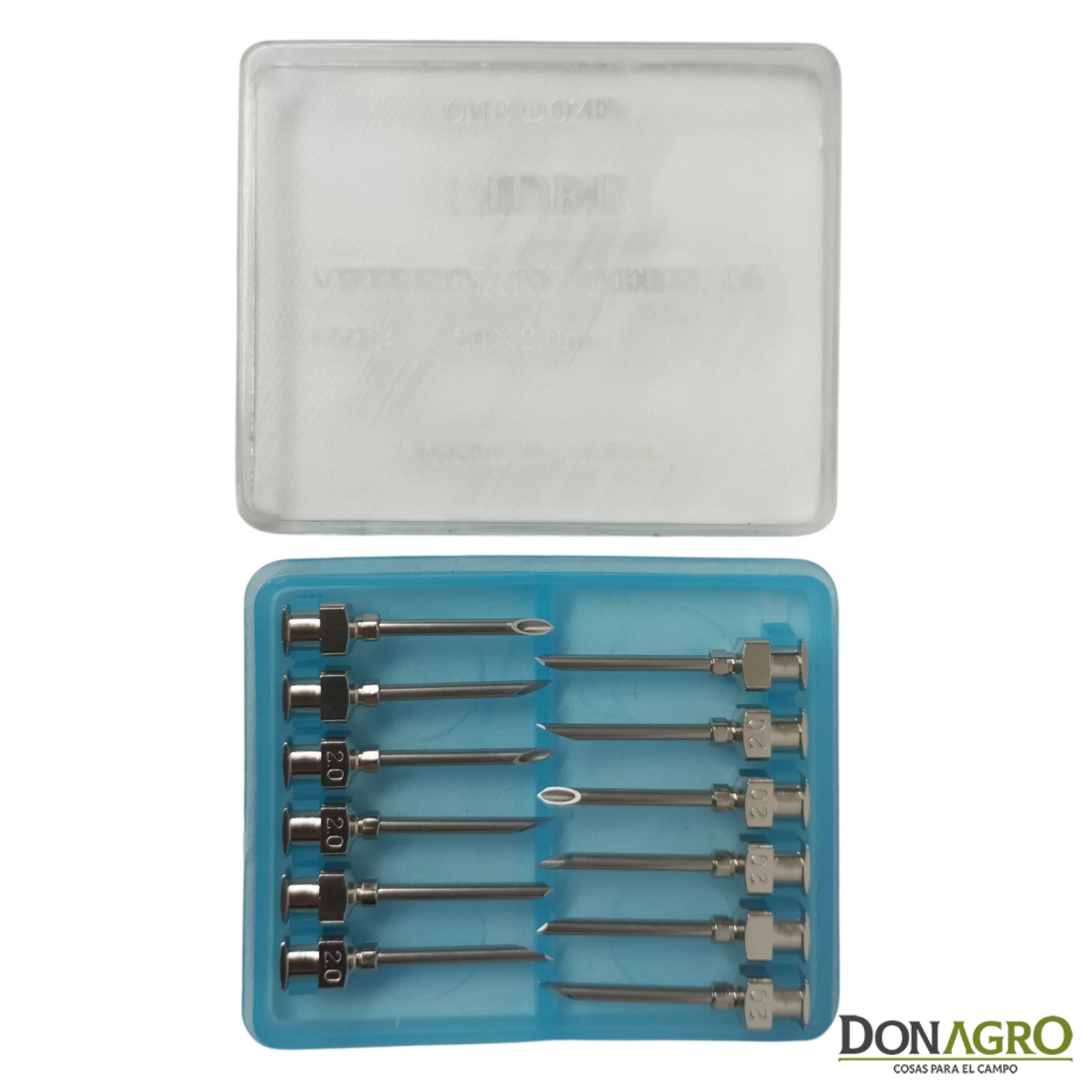 Agujas Hipodérmicas Lider 20x2.0 Importada x12 unid