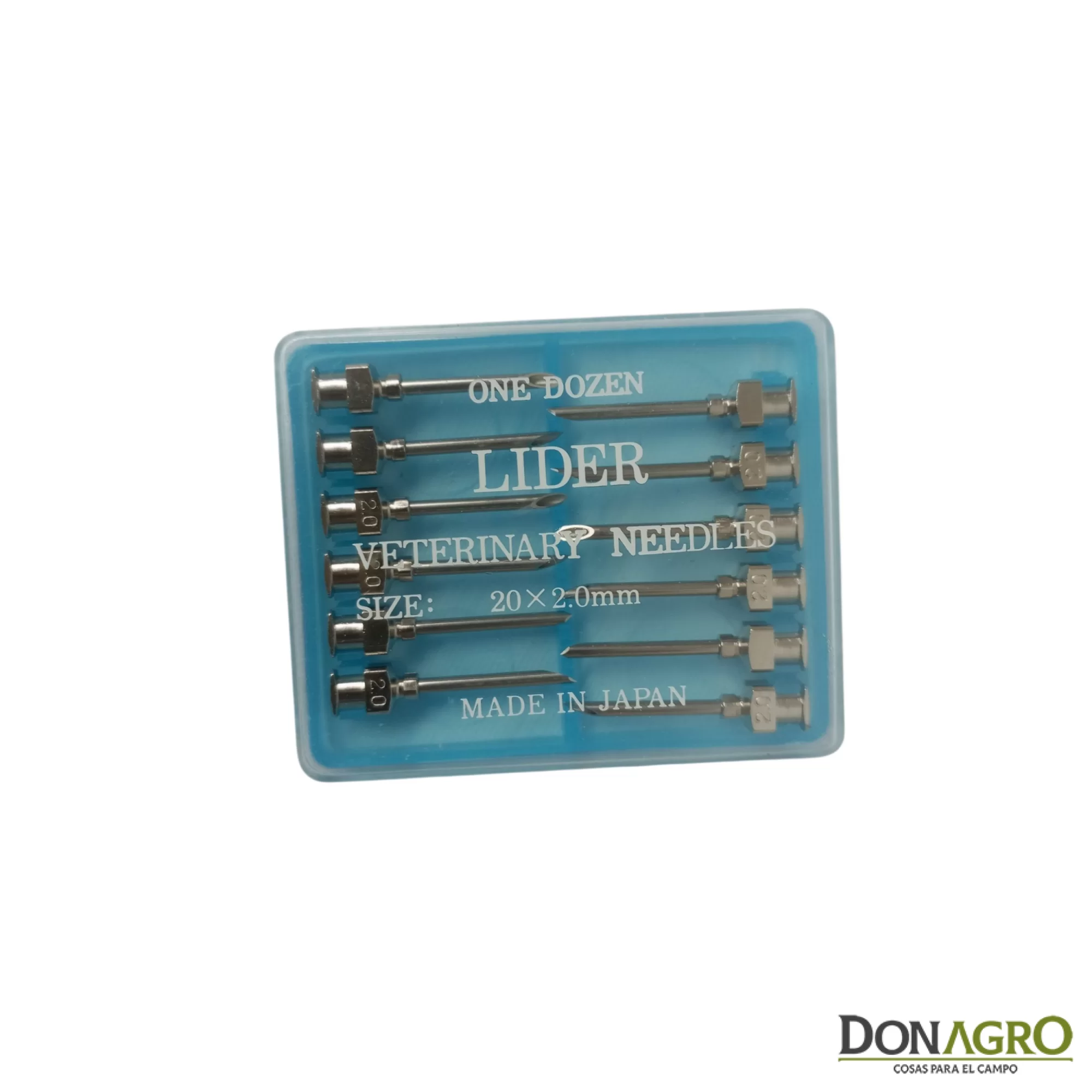 Agujas Hipodérmicas Lider 20x2.0 Importada x12 unid