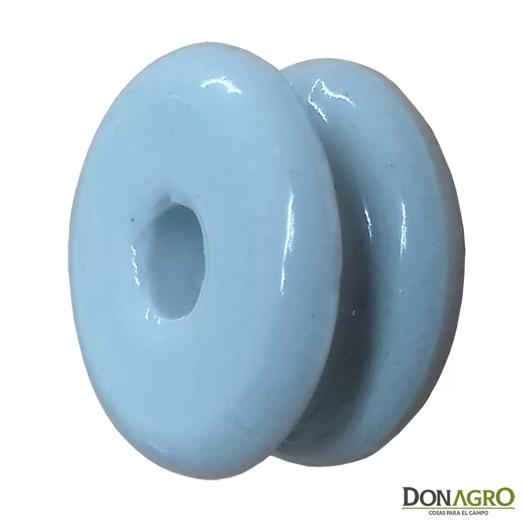 Aislador Carretel porcelana Don Agro