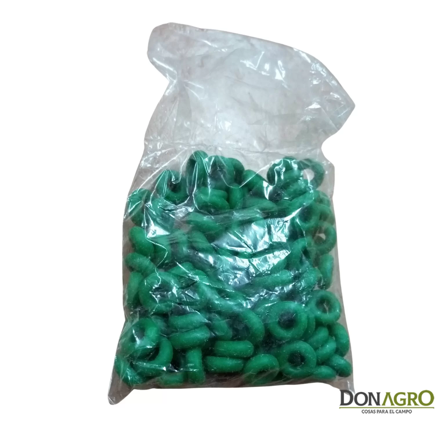 Anillos elastrator para castrar X 100 Unid. Verdes