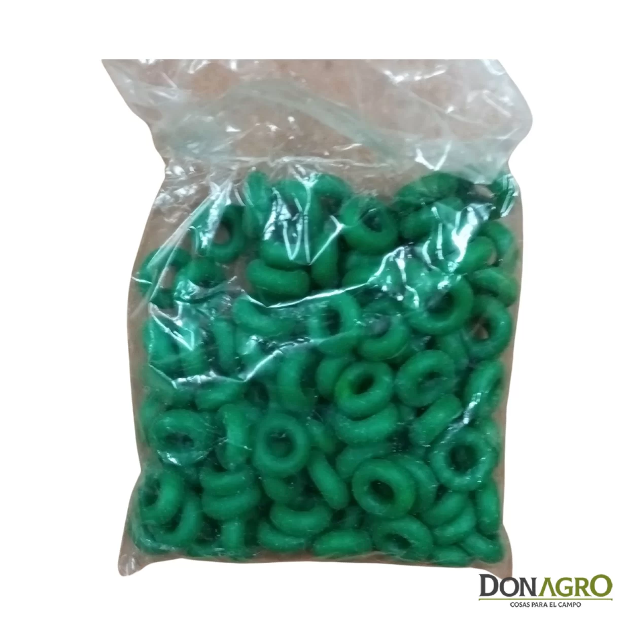 Anillos elastrator para castrar X 100 Unid. Verdes
