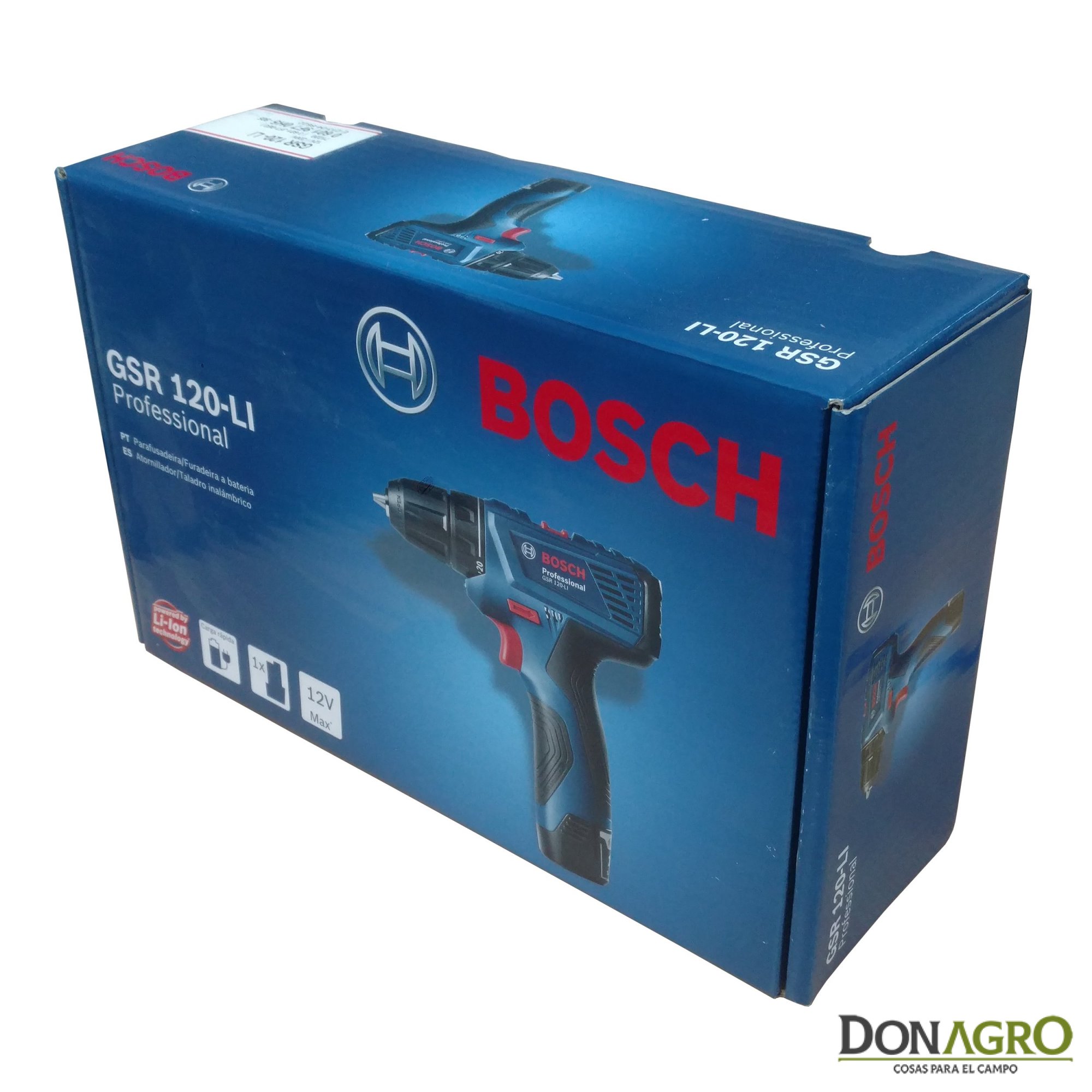 Atornillador Taladro Inalambrico Bosch 12v 10mm GSR 120-LI