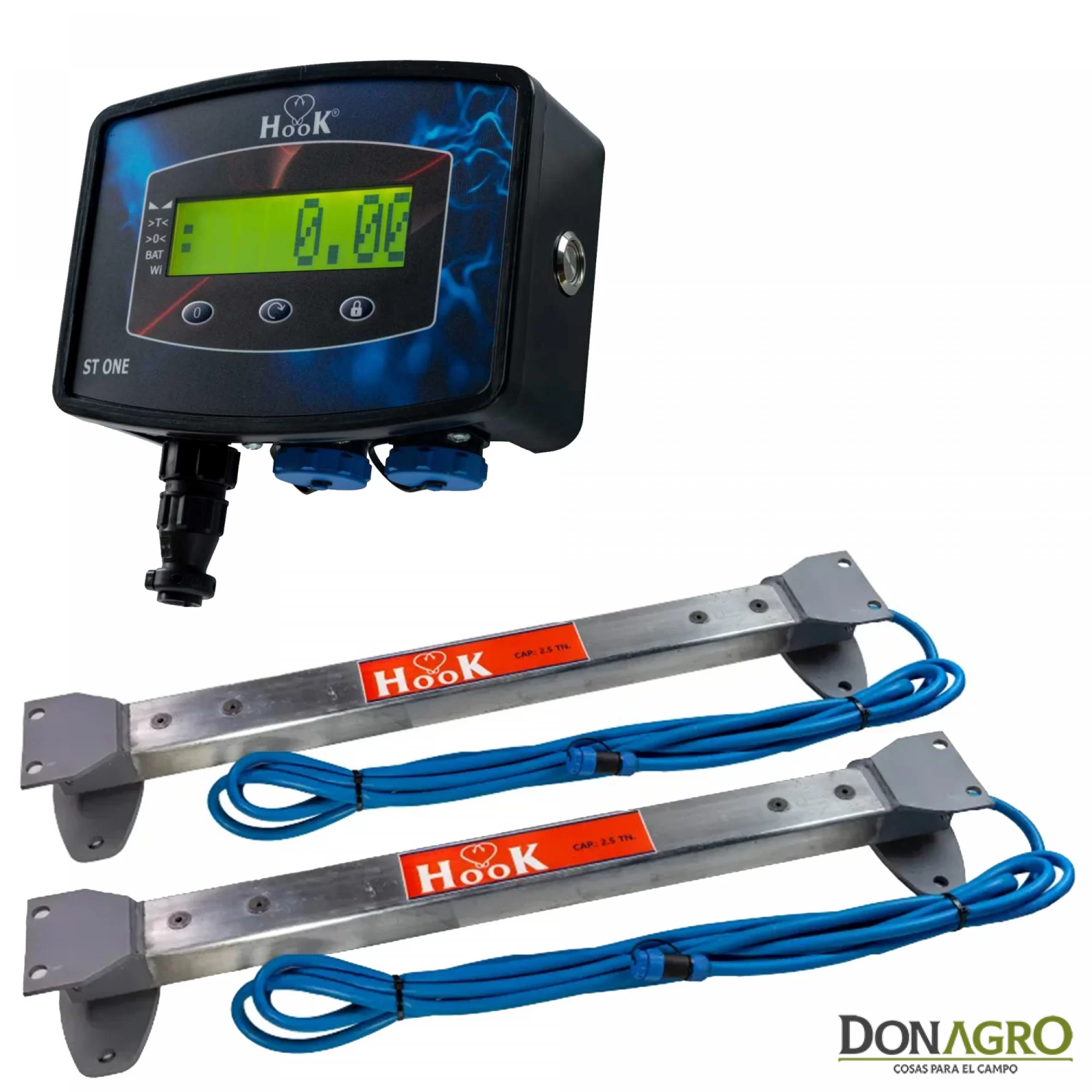 Balanza Hacienda Barras Galvanizadas 105cm Hook ST ONE 2500kg