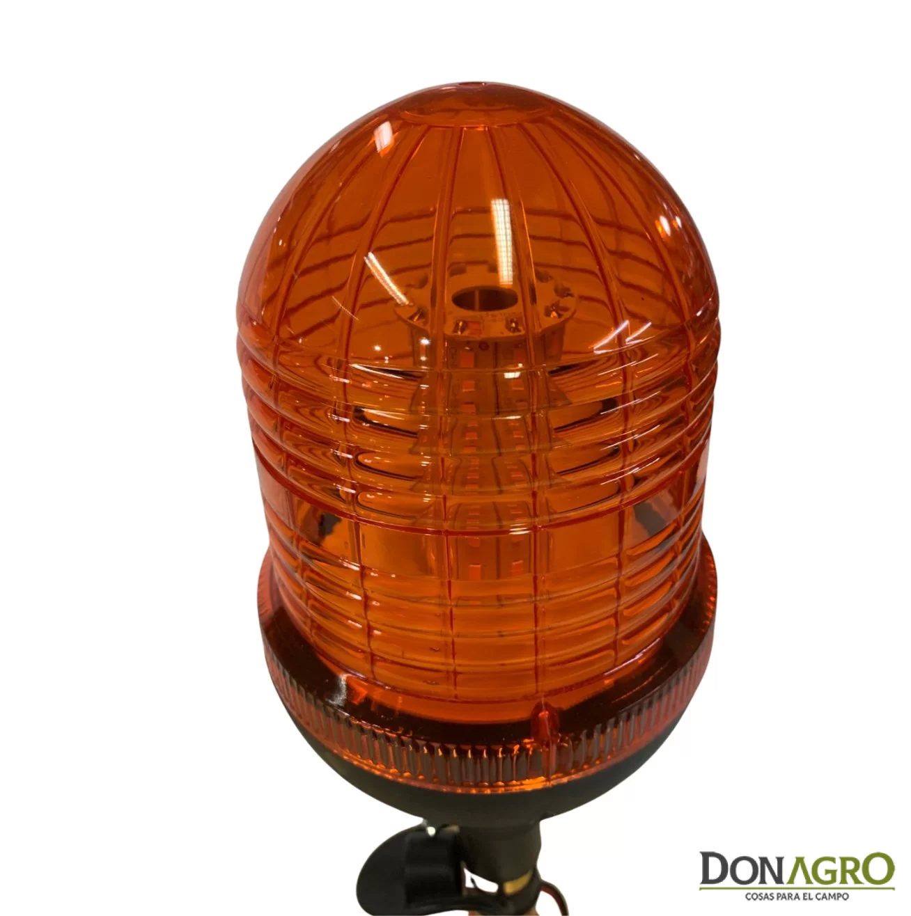 Baliza Agricola Vial LED Ambar Oval 12v/24v sin Soporte