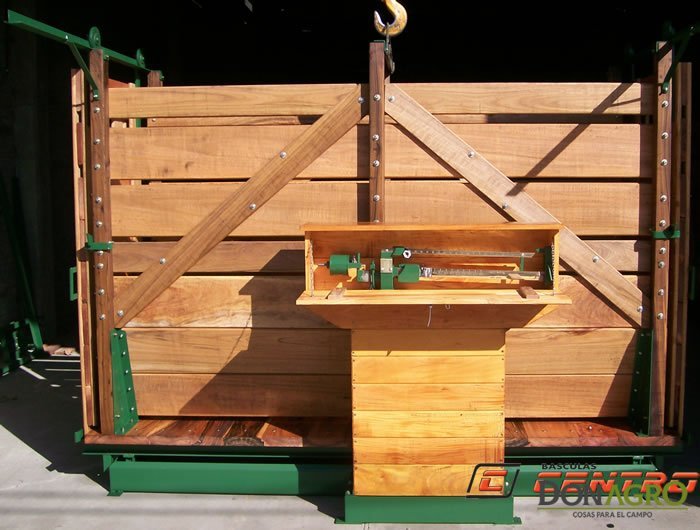 Báscula Hacienda Balanza Centro 1500 kg