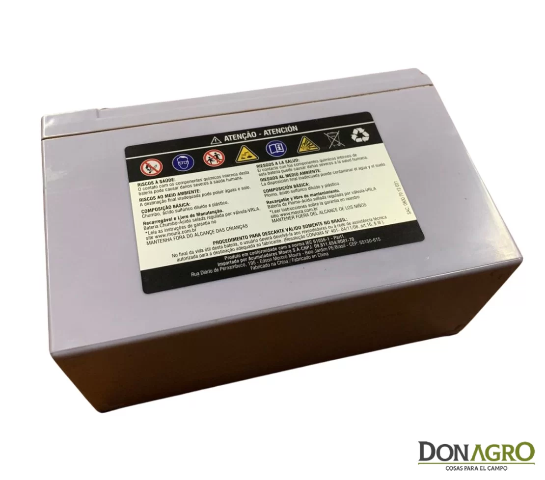 Bateria de Gel 12v 7 Amp. Moura