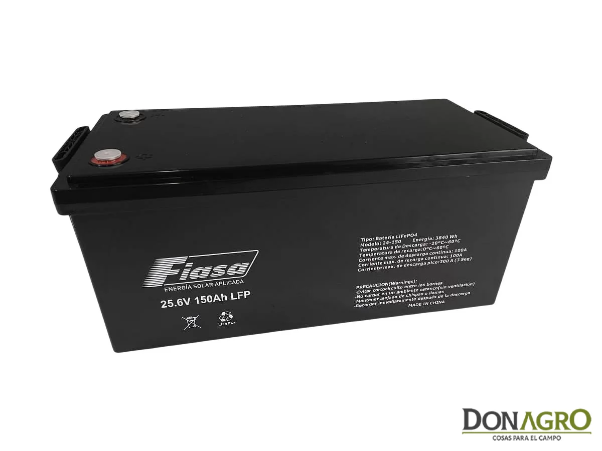 Batería monoblock de Litio Fiasa 25.6v 150A/h