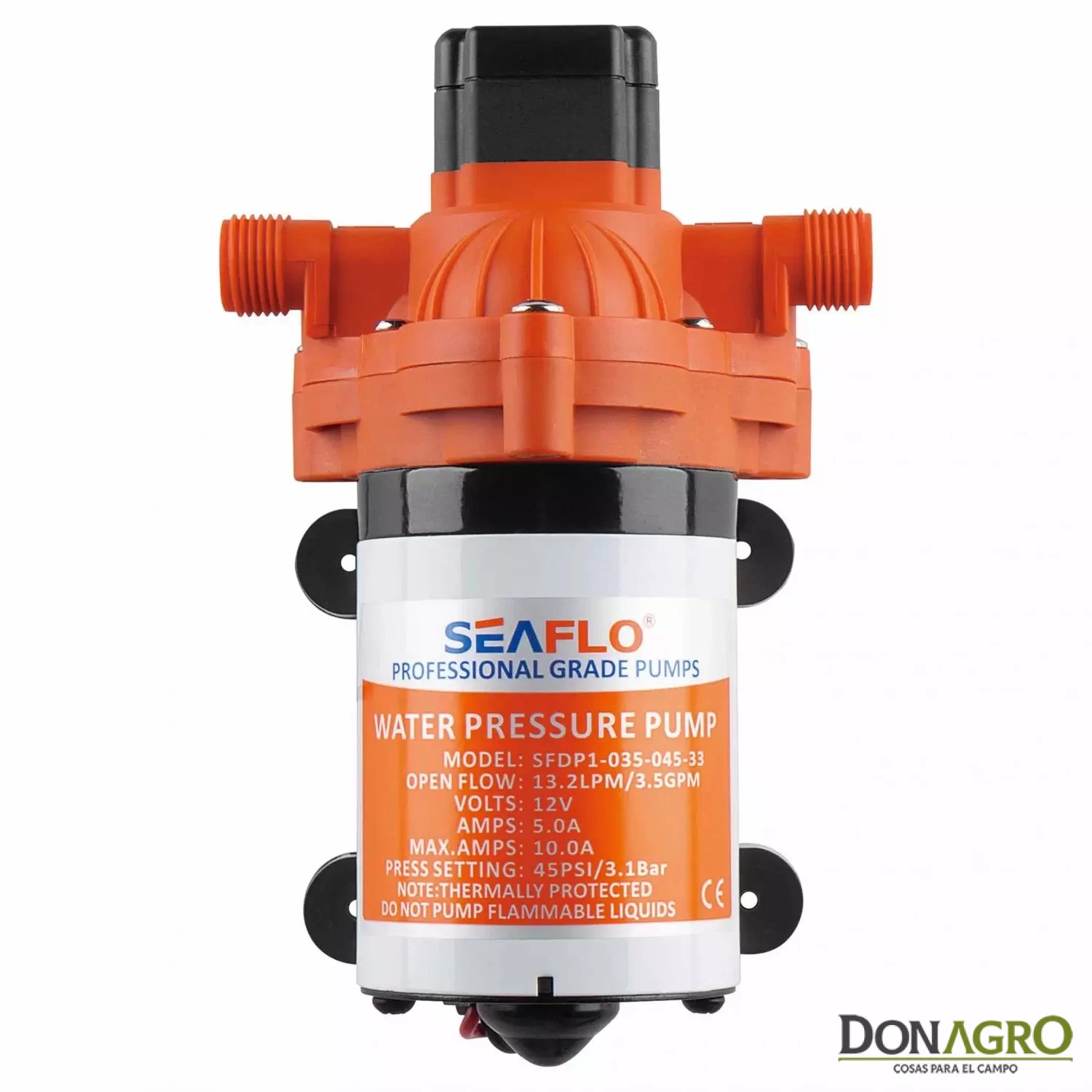 Bomba Presurizadora 12v 13.2 LPM 45 PSI Automatica Seaflo