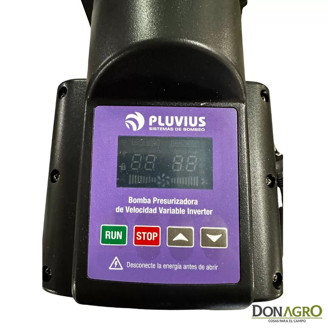 Bomba Presurizadora Inverter Pluvius 650 watts Velocidad Variable 