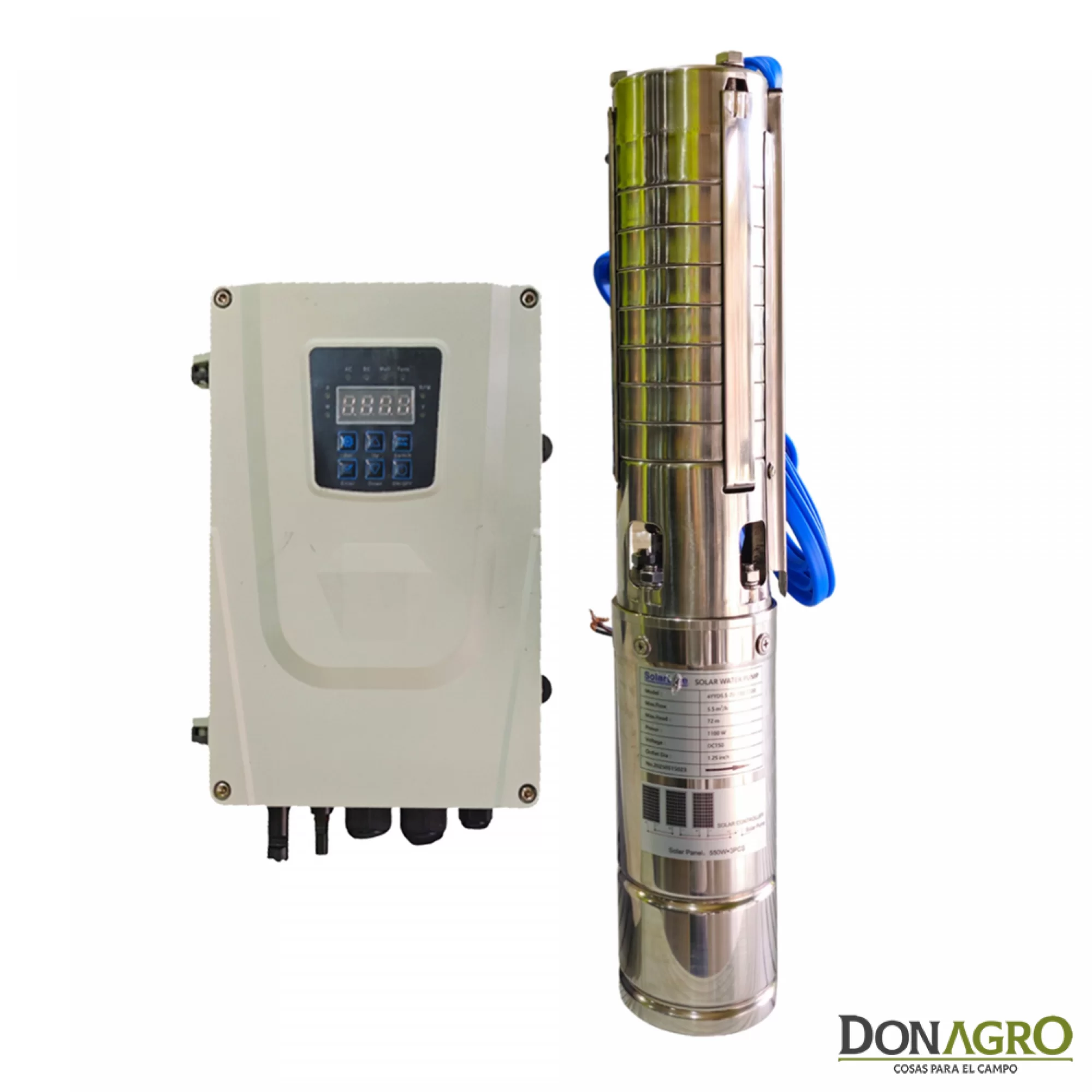 Bomba Solar Sumergible SOLARLINE 48V hasta 72 mts 