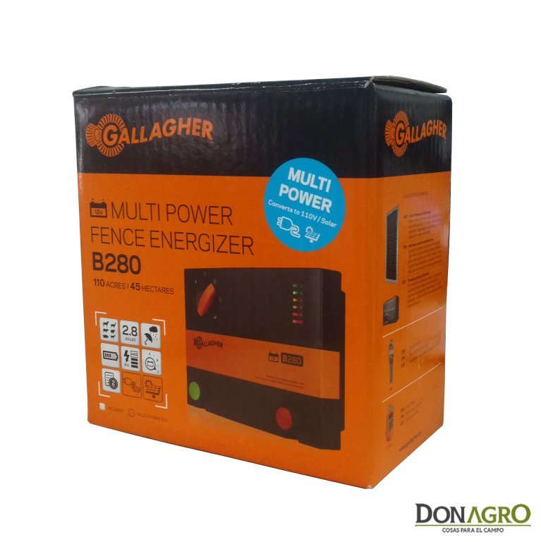 Boyero Electrificador 12v Gallagher B280 2.8j 80km