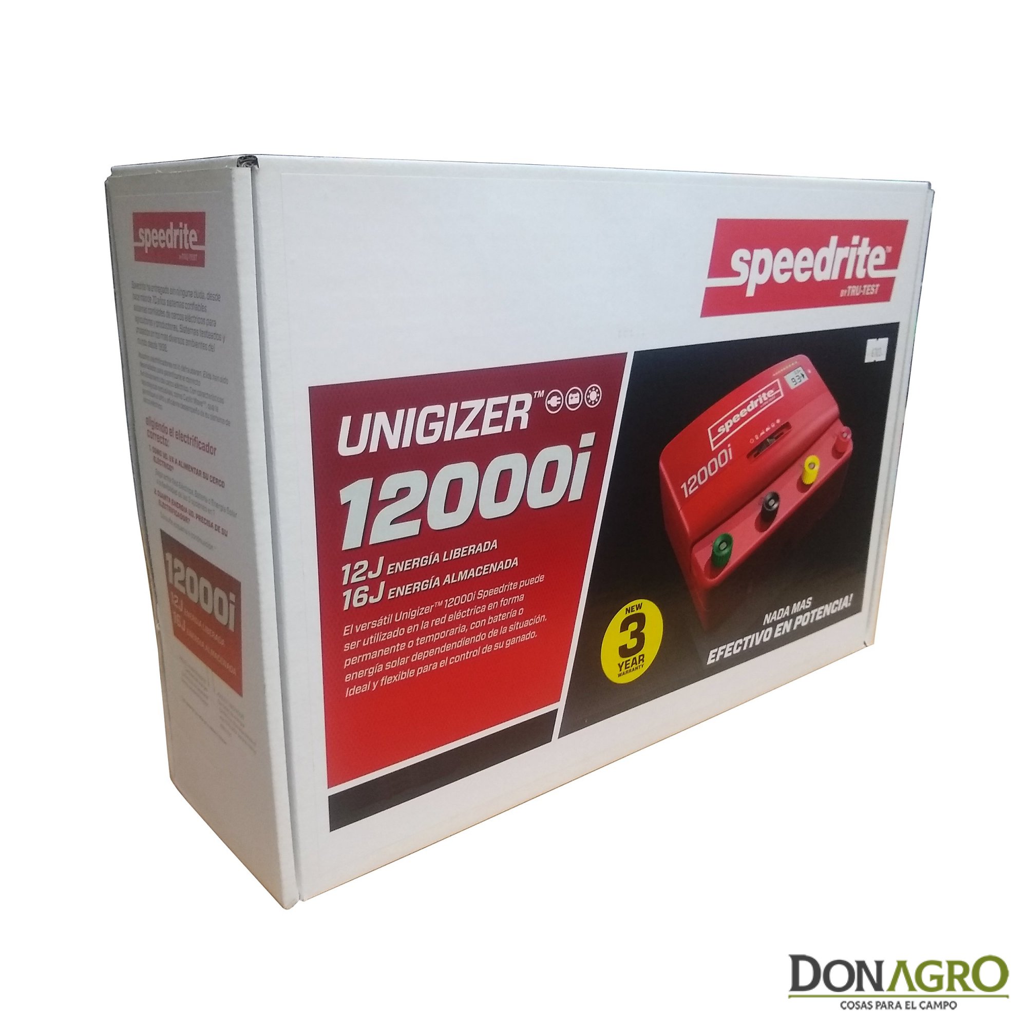 Boyero Electrificador 220v / 12v Speedrite 12000i 12j 120km