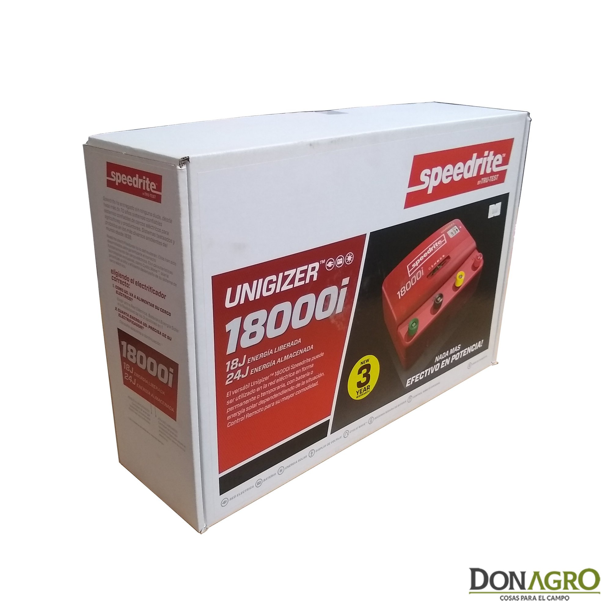 Boyero Electrificador 220v / 12v Speedrite 18000i 18j 180km