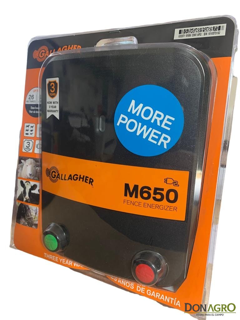 Boyero Electrificador 220v Gallagher M650 6.5j 120km