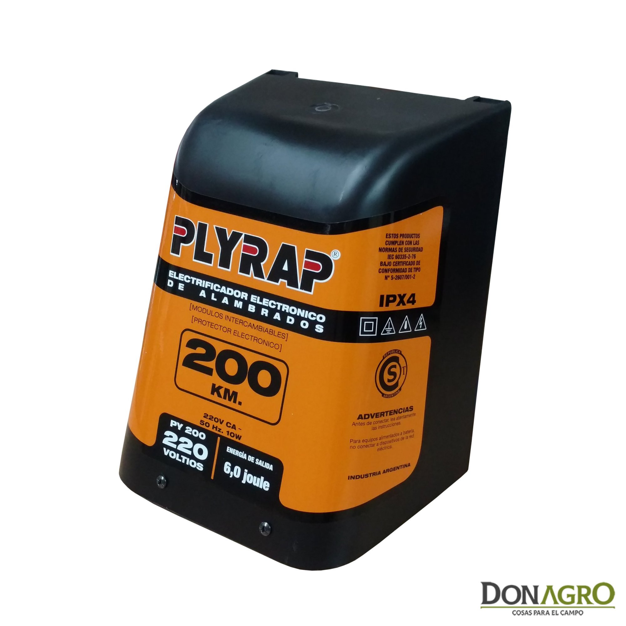 Boyero Electrificador 220v Plyrap 8.9j 200km