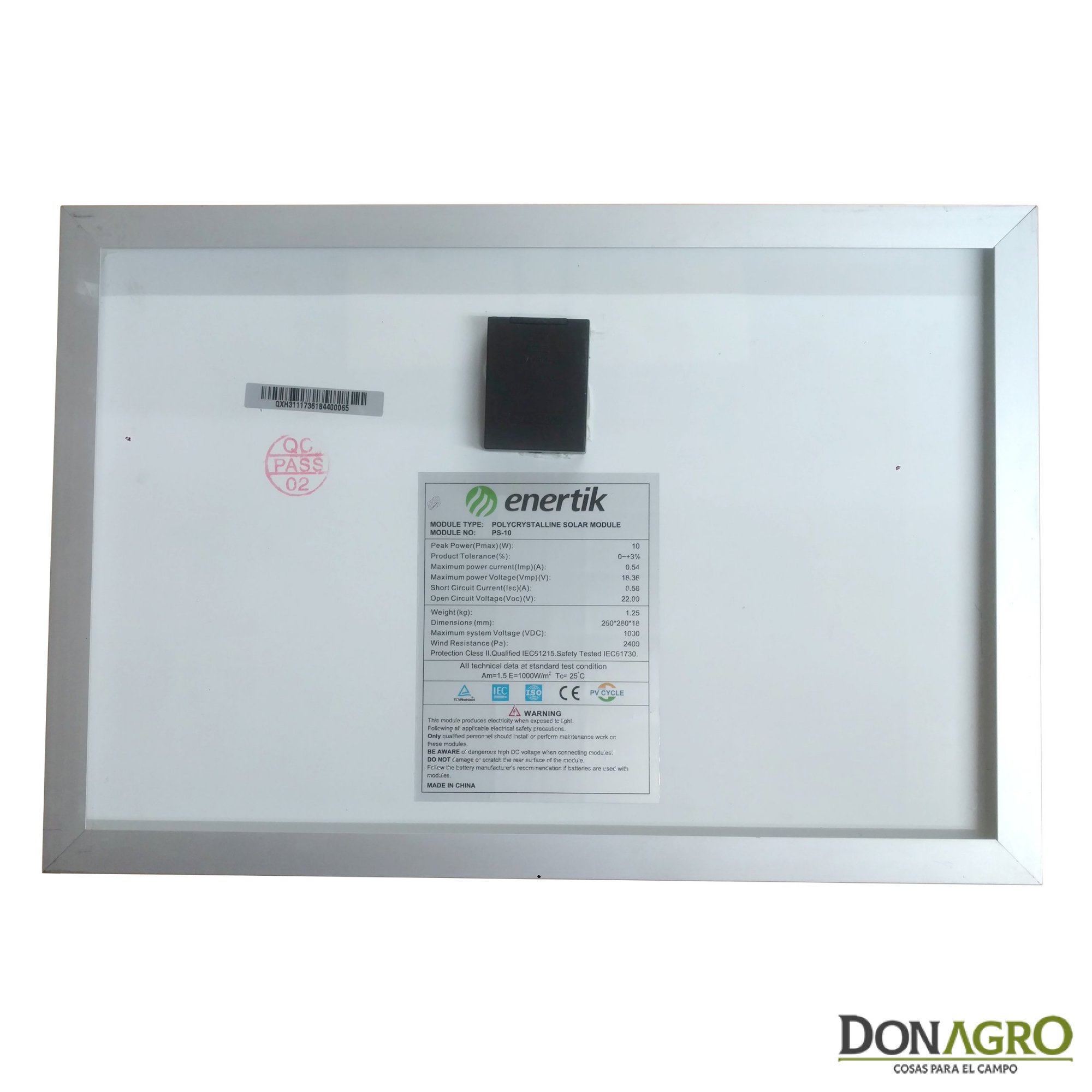 Boyero Electrificador Solar Agrotronic ENERTIK 1.10j 30km